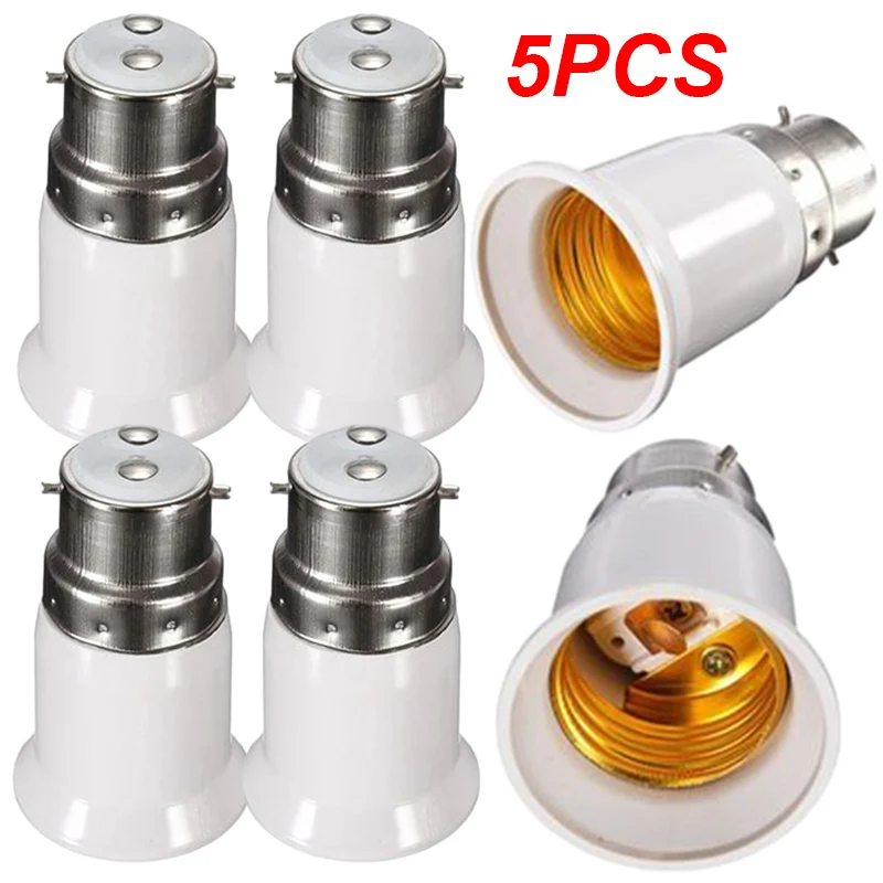 Home Improvement Loan - 1/5PCS B22 to E27 LED Bulb