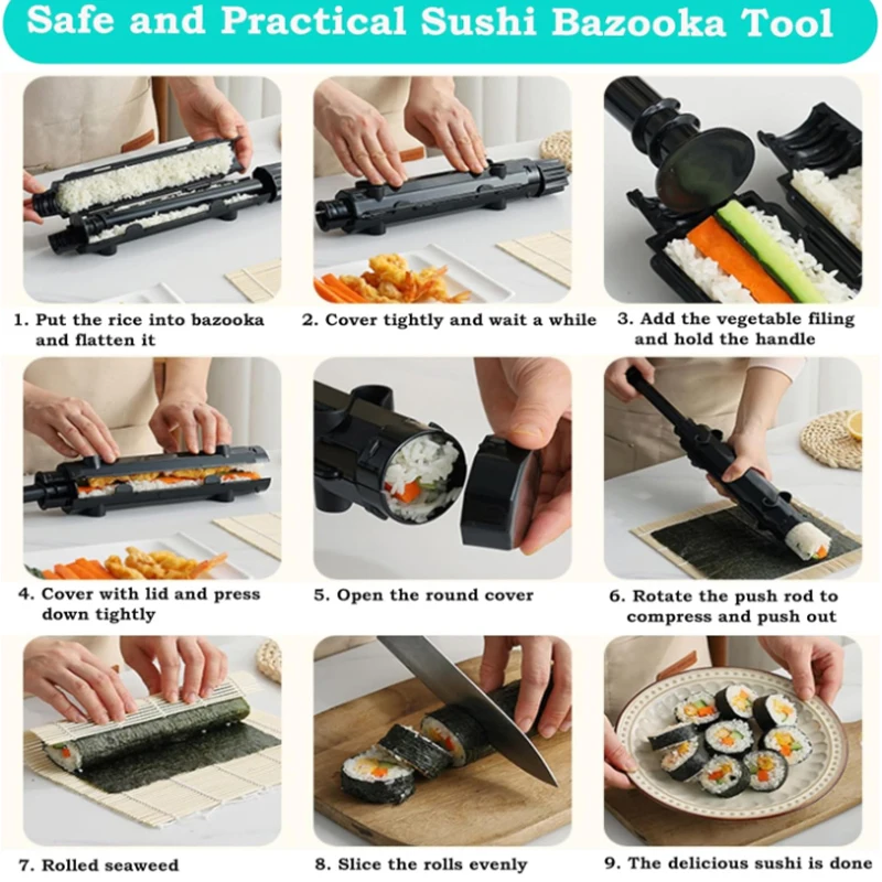 Sushi Making Kit,Bamboo Sushi  - огляд і ціна Home Improvement Mall