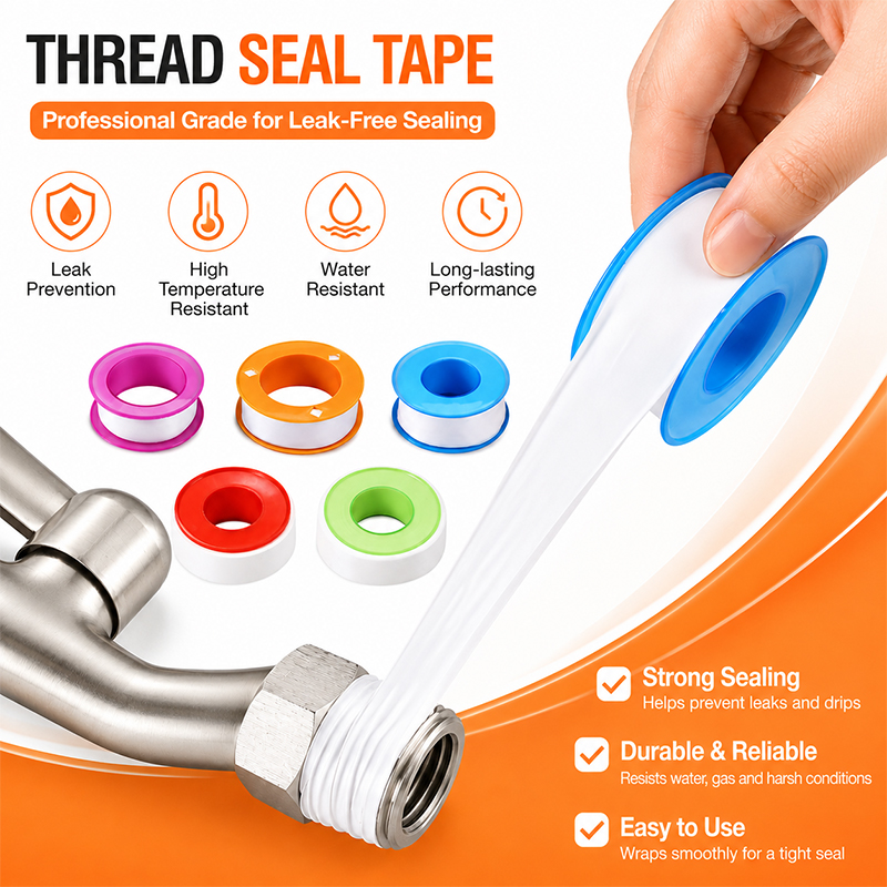 5pcs Wide Extra Long PTFE Seal - огляд і ціна Plumbing Tape Ptfe