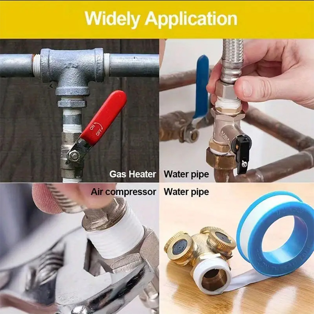 5 Rolls/Pack PTFE Plumbing Thr - огляд і ціна Plumbing Tape Ptfe