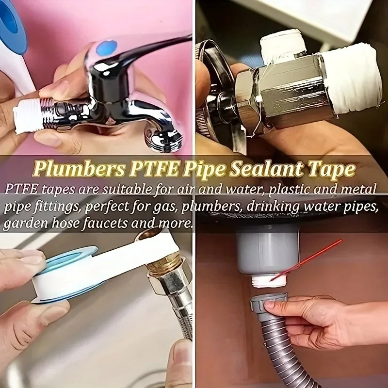 10 PCS Seal Tape Thread Seal W - огляд і ціна Plumbing Tape Ptfe