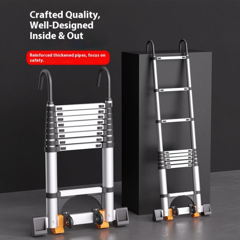 Telescopic straight ladder wit - огляд і ціна Home Improvement Mall