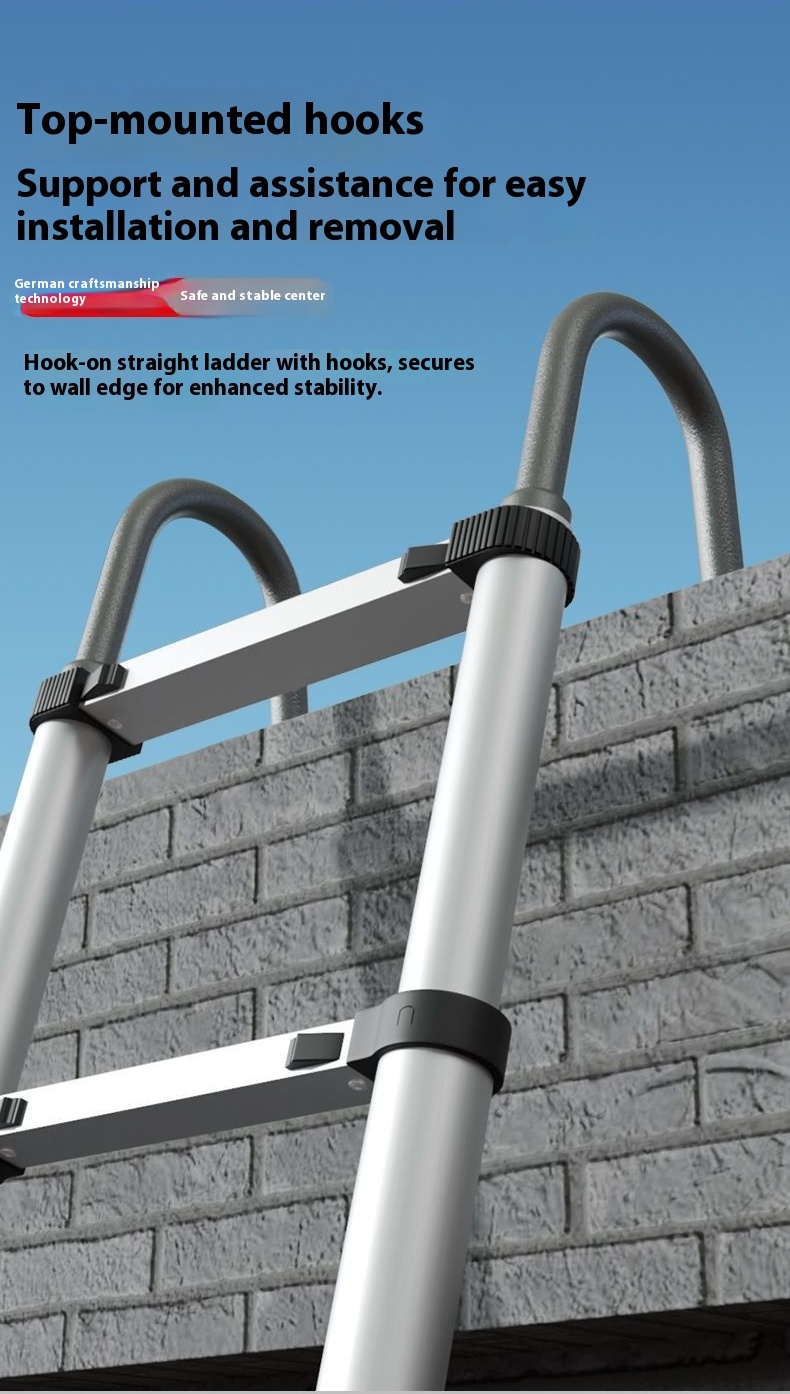 Telescopic straight ladder wit - огляд і ціна Home Improvement Mall