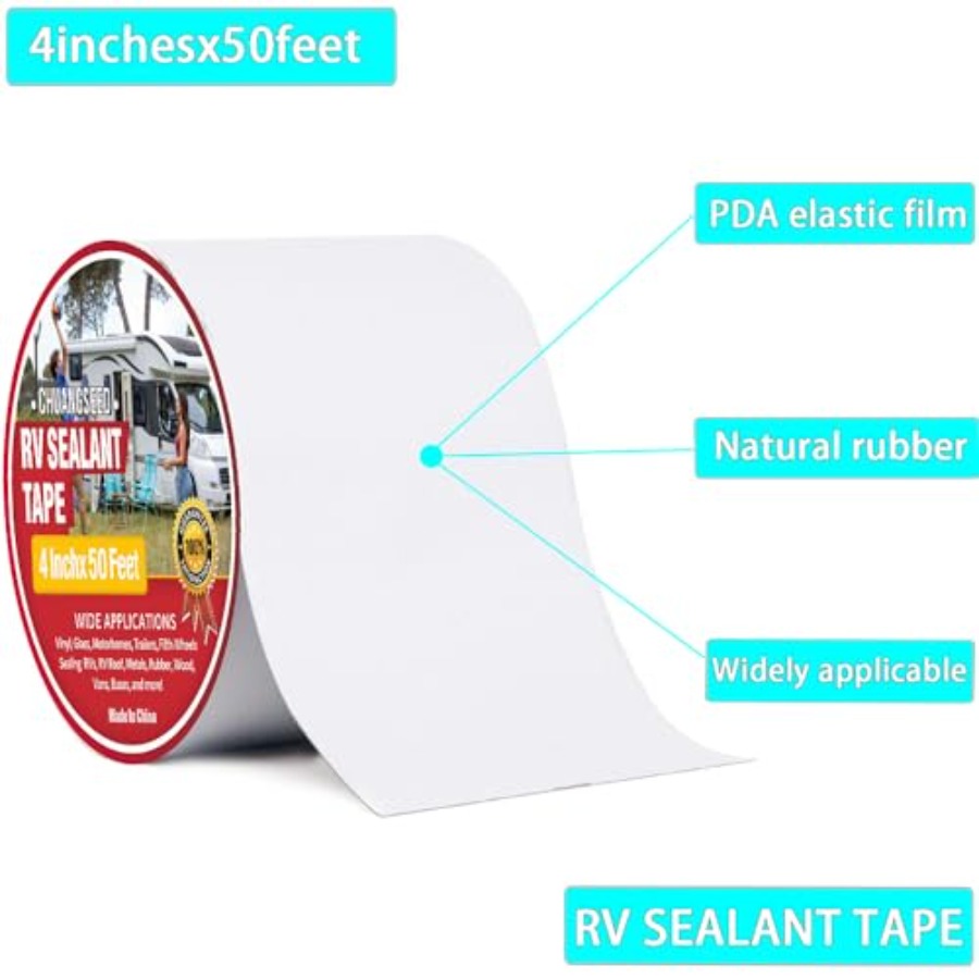 RV Roof Tape White,,RV Sealant - огляд і ціна Roof Sealant Patch