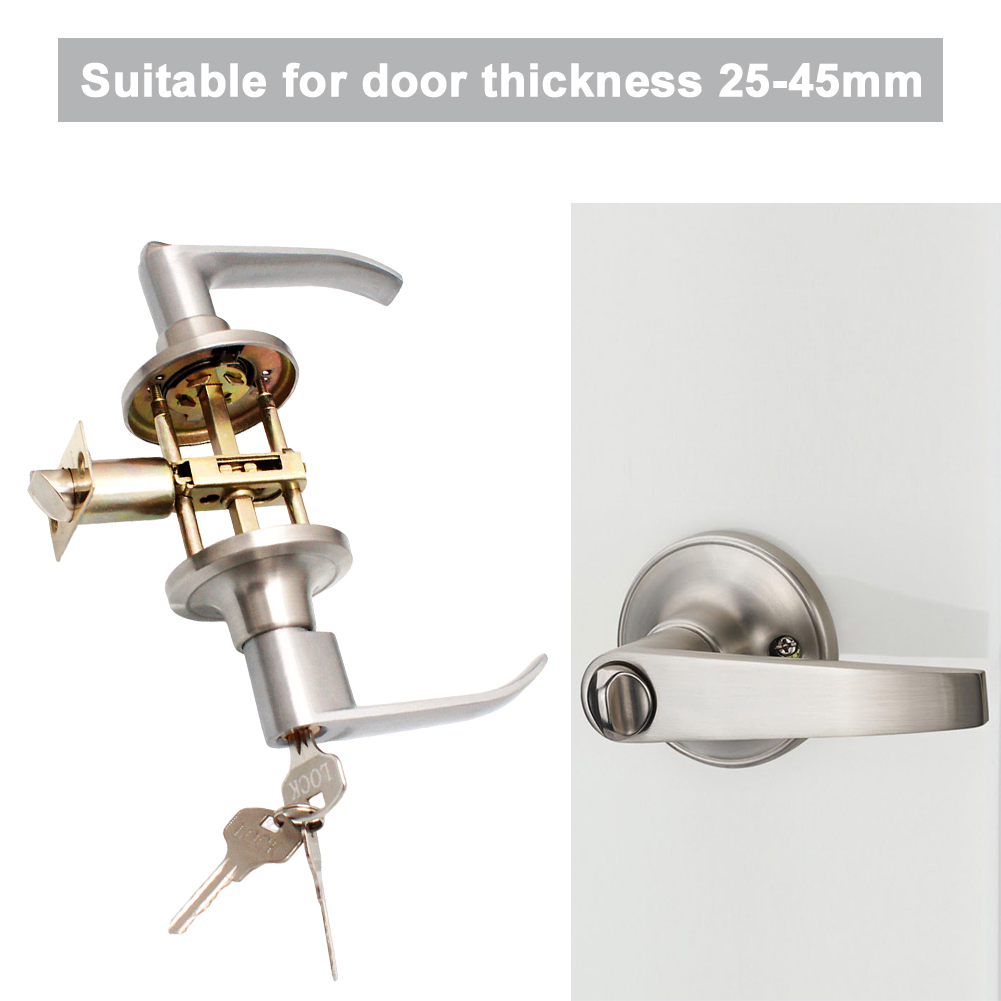 Locking Door Handle with 3 Key - огляд і ціна Door Knob Replacement