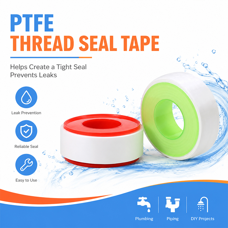 5pcs Premium Wide Length PTFE  - огляд і ціна Plumbing Tape Ptfe