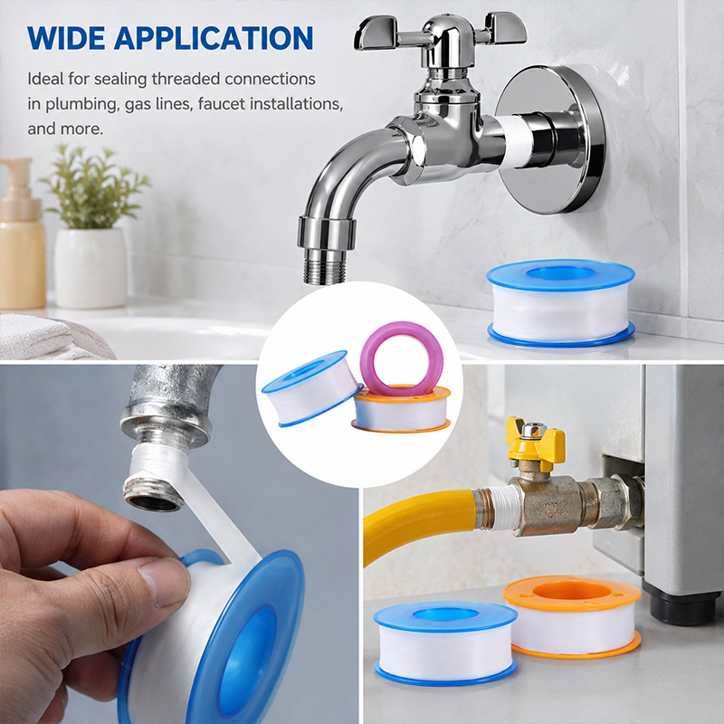 5pcs Premium Wide Length PTFE  - огляд і ціна Plumbing Tape Ptfe