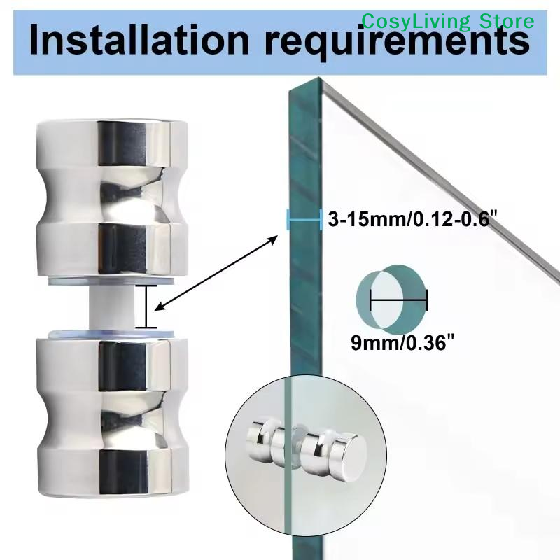 [CL]Stylish Shower Glass Door  - огляд і ціна Door Knob Replacement