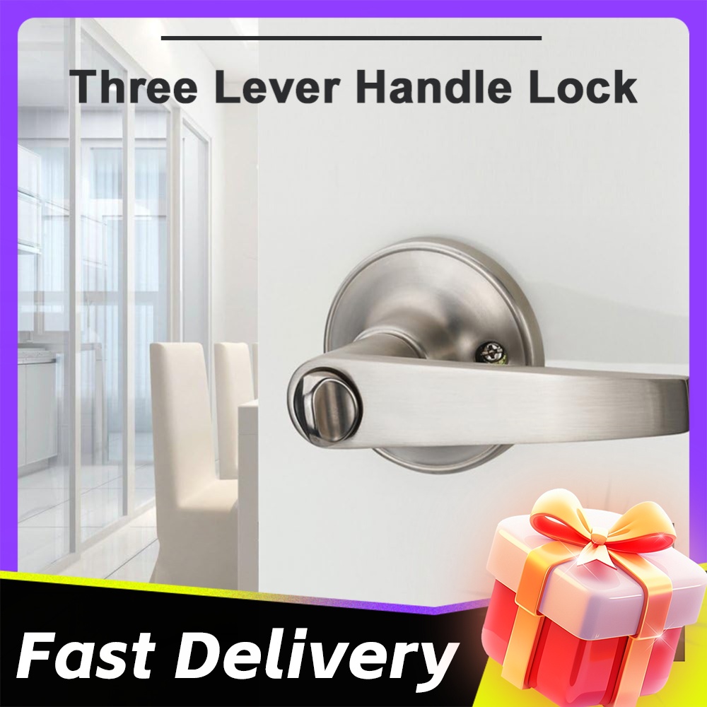 Door Lever Lock with 3 Keys En - огляд і ціна Door Knob Replacement