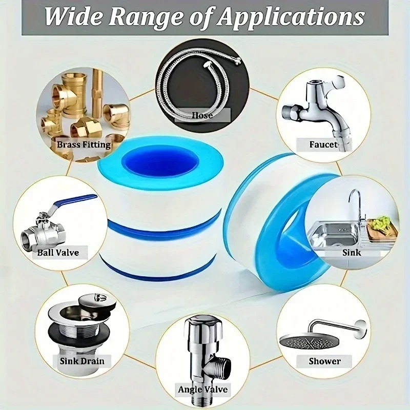1-20pc Faucet Sealing Thread T - огляд і ціна Plumbing Tape Ptfe