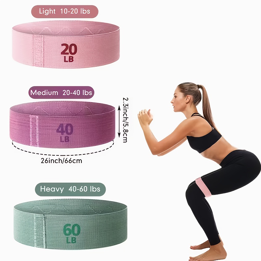 3pcs Fabric Resistance Bands f - огляд і ціна Home Improvement Show